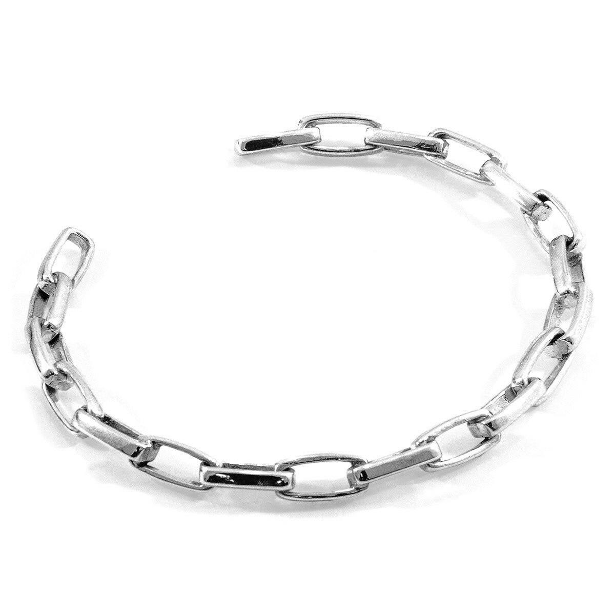 Spiritsail Sail Silver Chain Bangle.