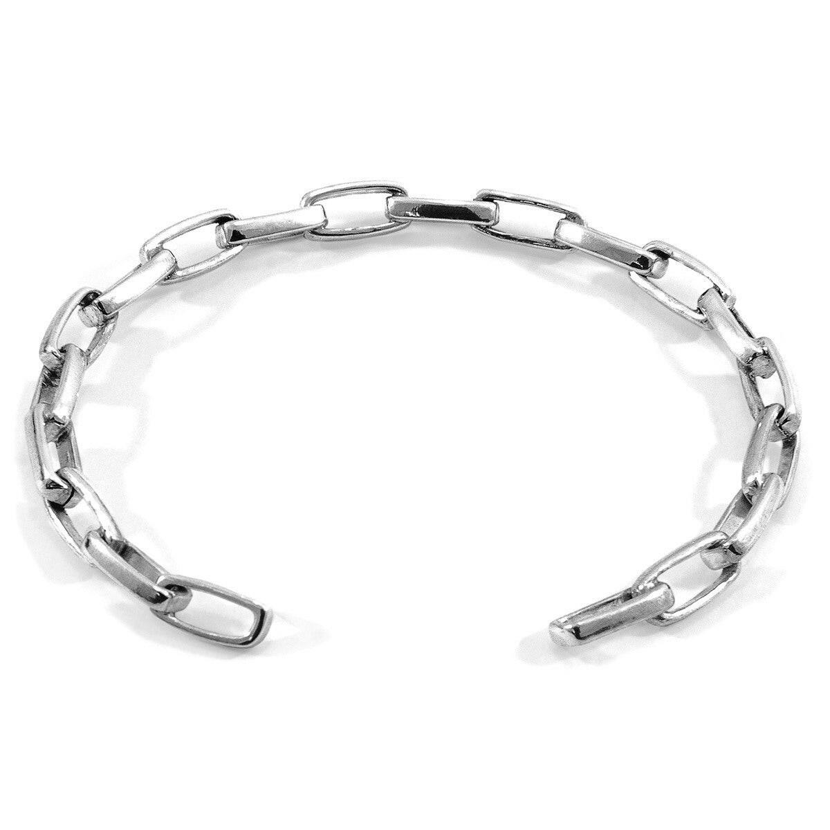 Spiritsail Sail Silver Chain Bangle.