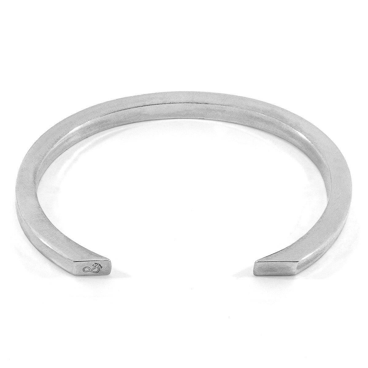 Cason Square Maxi Wayfarer Silver Bangle.