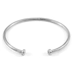 Ditton Round Midi Wayfarer Silver Bangle.