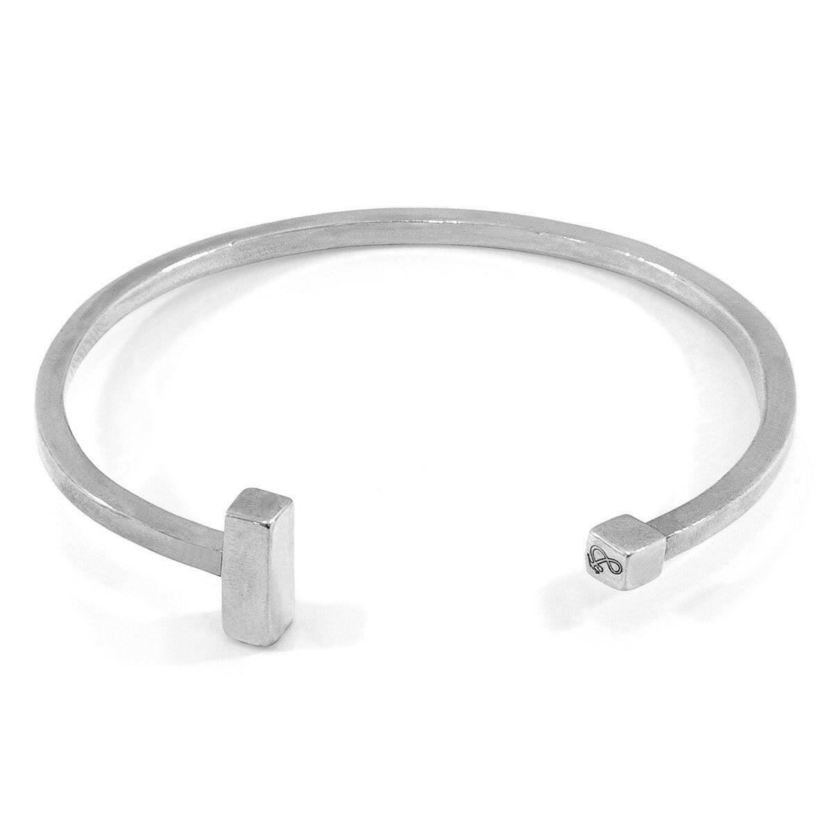 Faris Square Midi Wayfarer Silver Bangle.