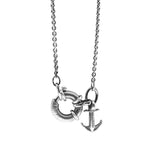 Clyde Anchor Signature Silver Necklace Pendant.