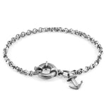 Clyde II Silver Chain Bracelet.