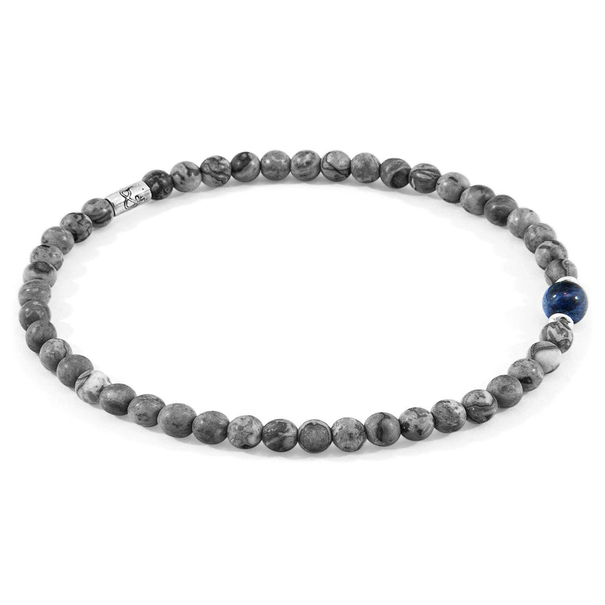 Jasper and Sodalite Walter Silver and Stone SKINNY Bracelet.