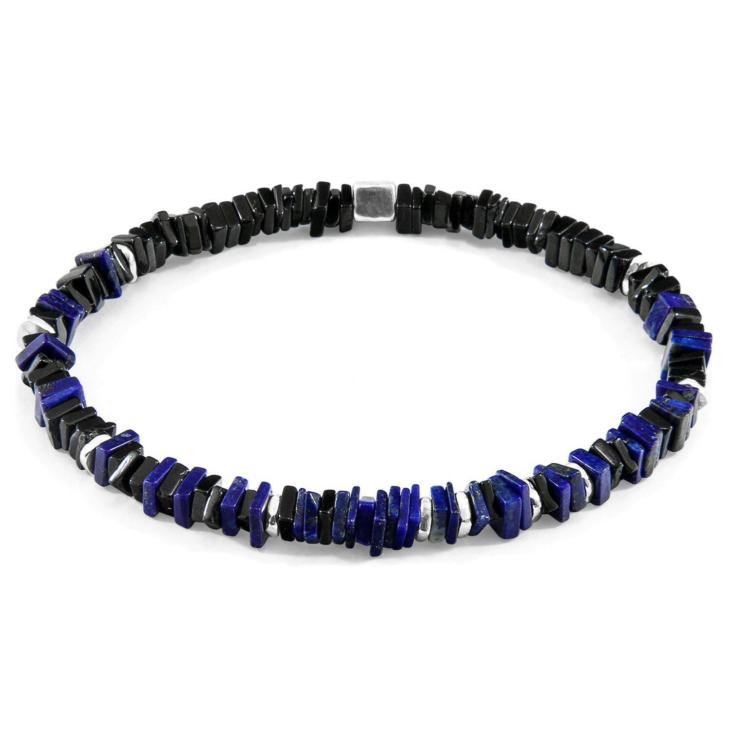 Blue Lapis Innot Silver and Stone Bracelet.