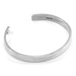 Russell Compass Cutout Wayfarer Silver Bangle.