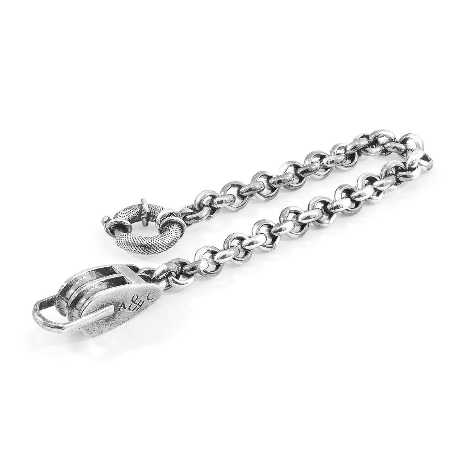 Tyne Mooring Silver Chain Bracelet.