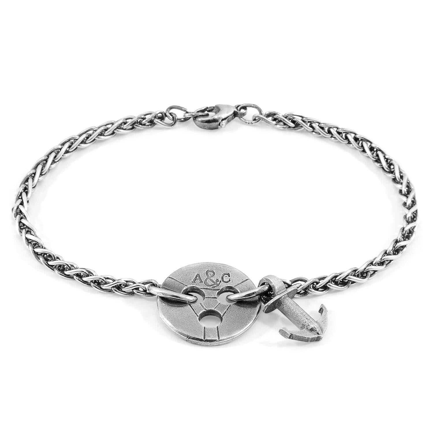 Lerwick Mooring Silver Chain Bracelet.