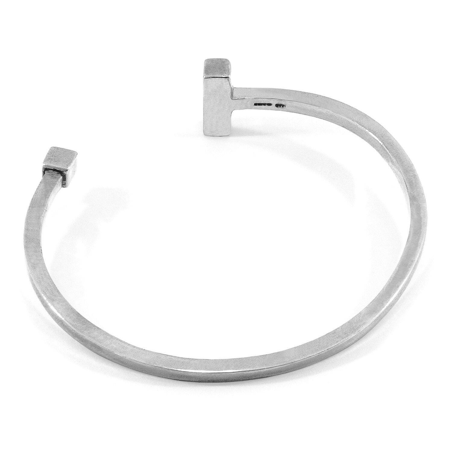 Soames Gate Midi Wayfarer Silver Bangle.