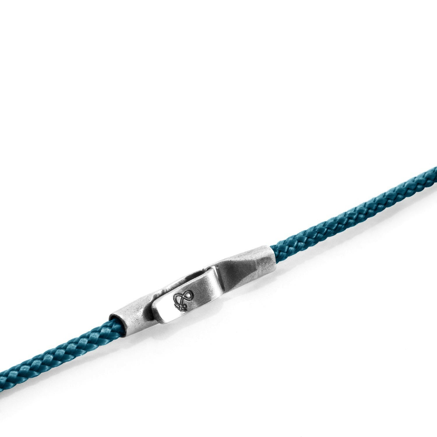 Ocean Blue Liverpool Silver and Rope Bracelet.