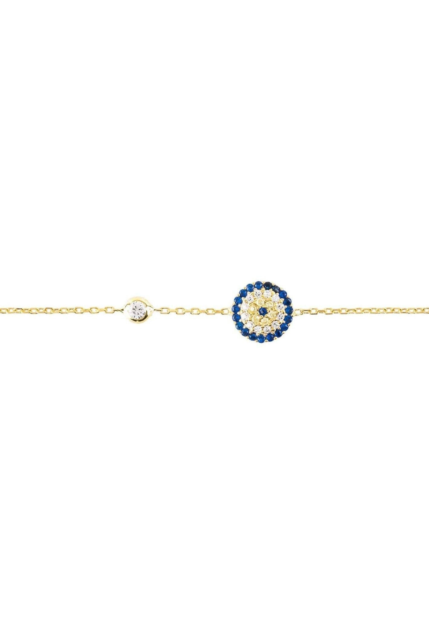 Evil Eye Bracelet Gold.