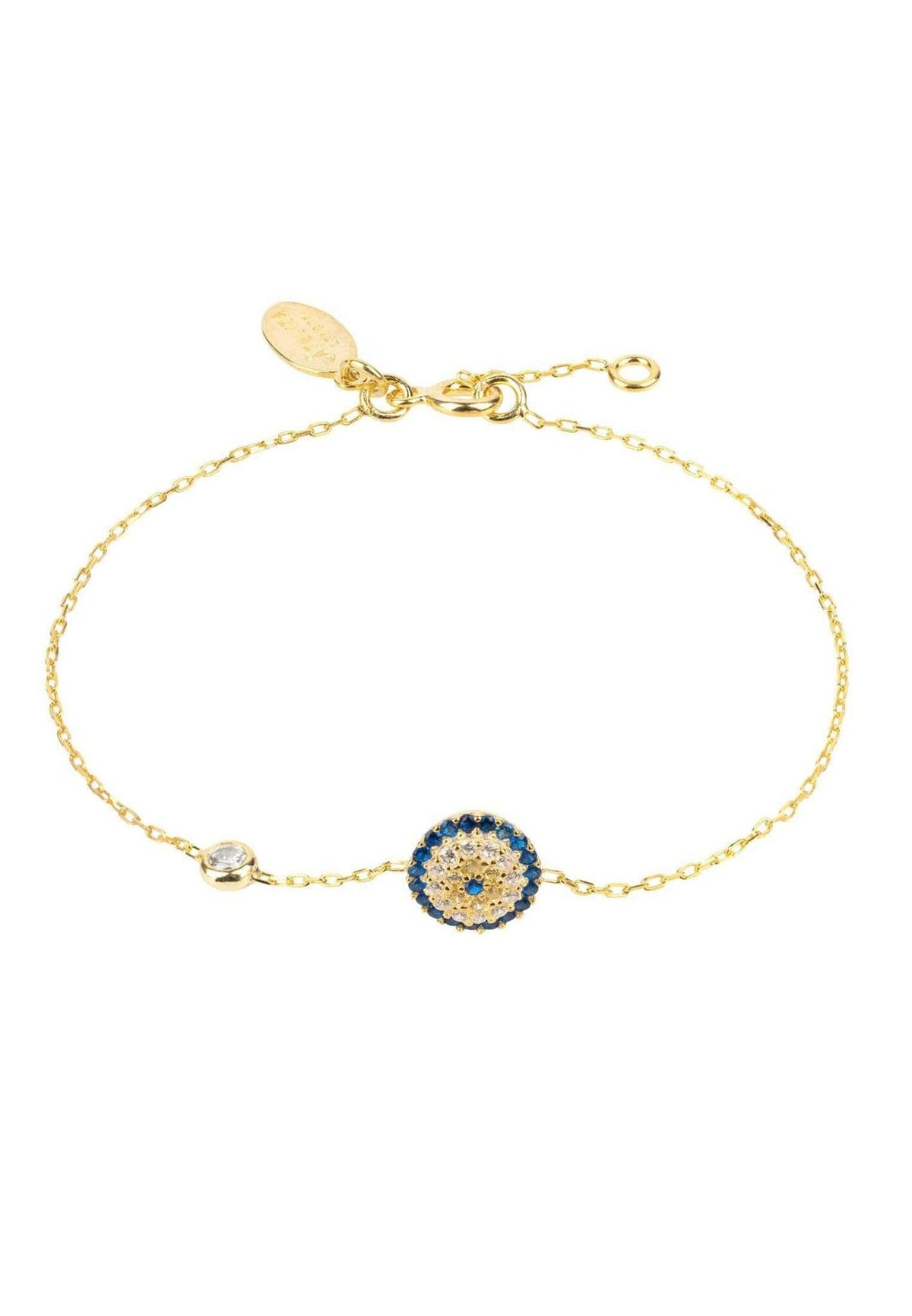 Evil Eye Bracelet Gold.