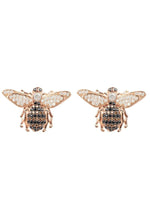 Honey Bee Stud Earrings Rosegold.