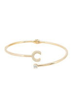 Initial Bangle Gold C.