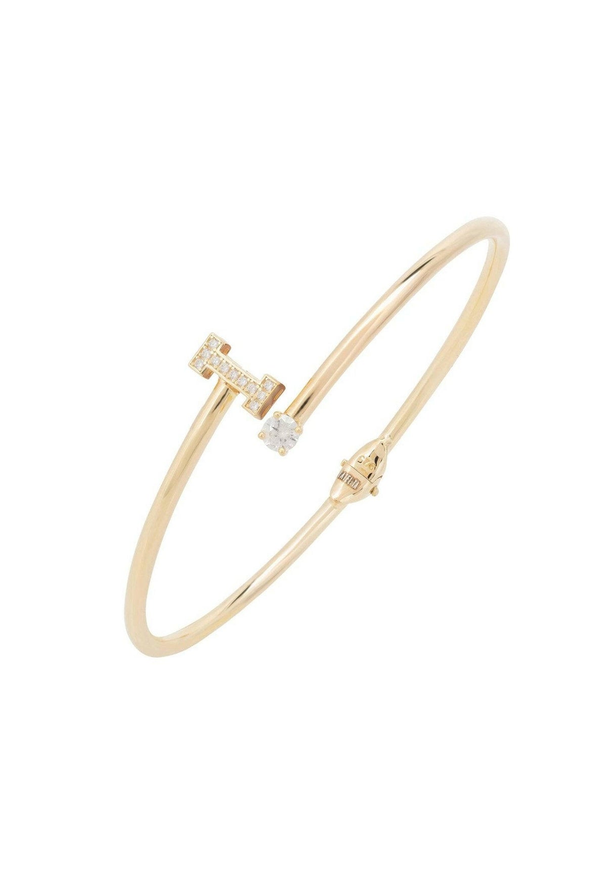 Initial Bangle Gold I.