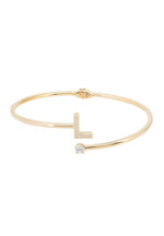 Initial Bangle Gold L.