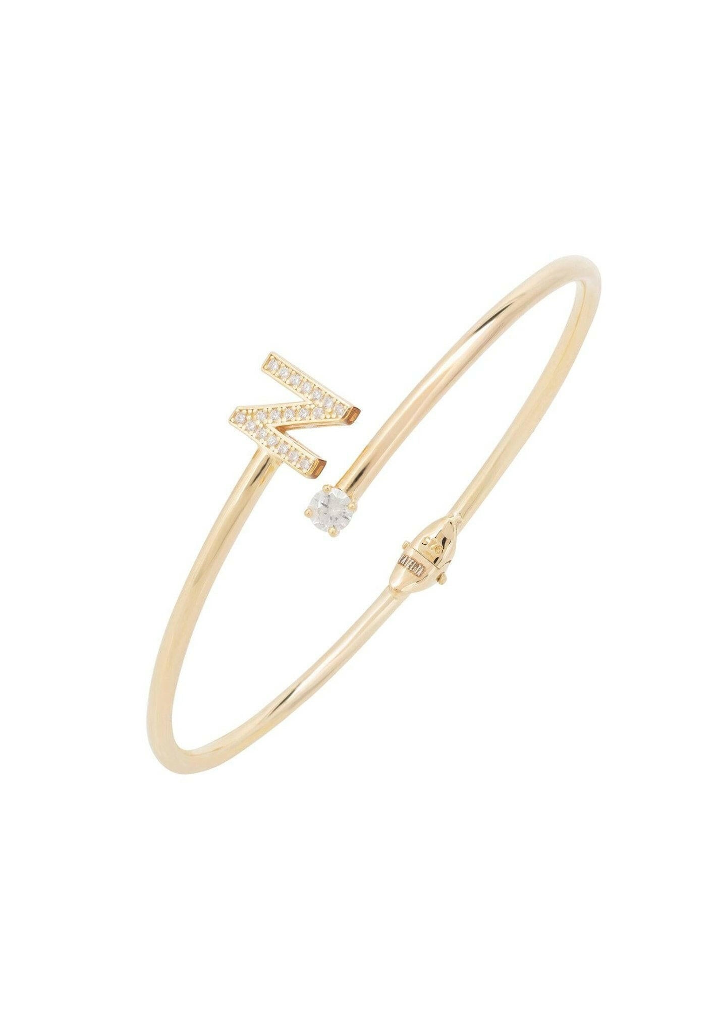 Initial Bangle Gold N.