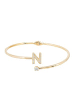 Initial Bangle Gold N.