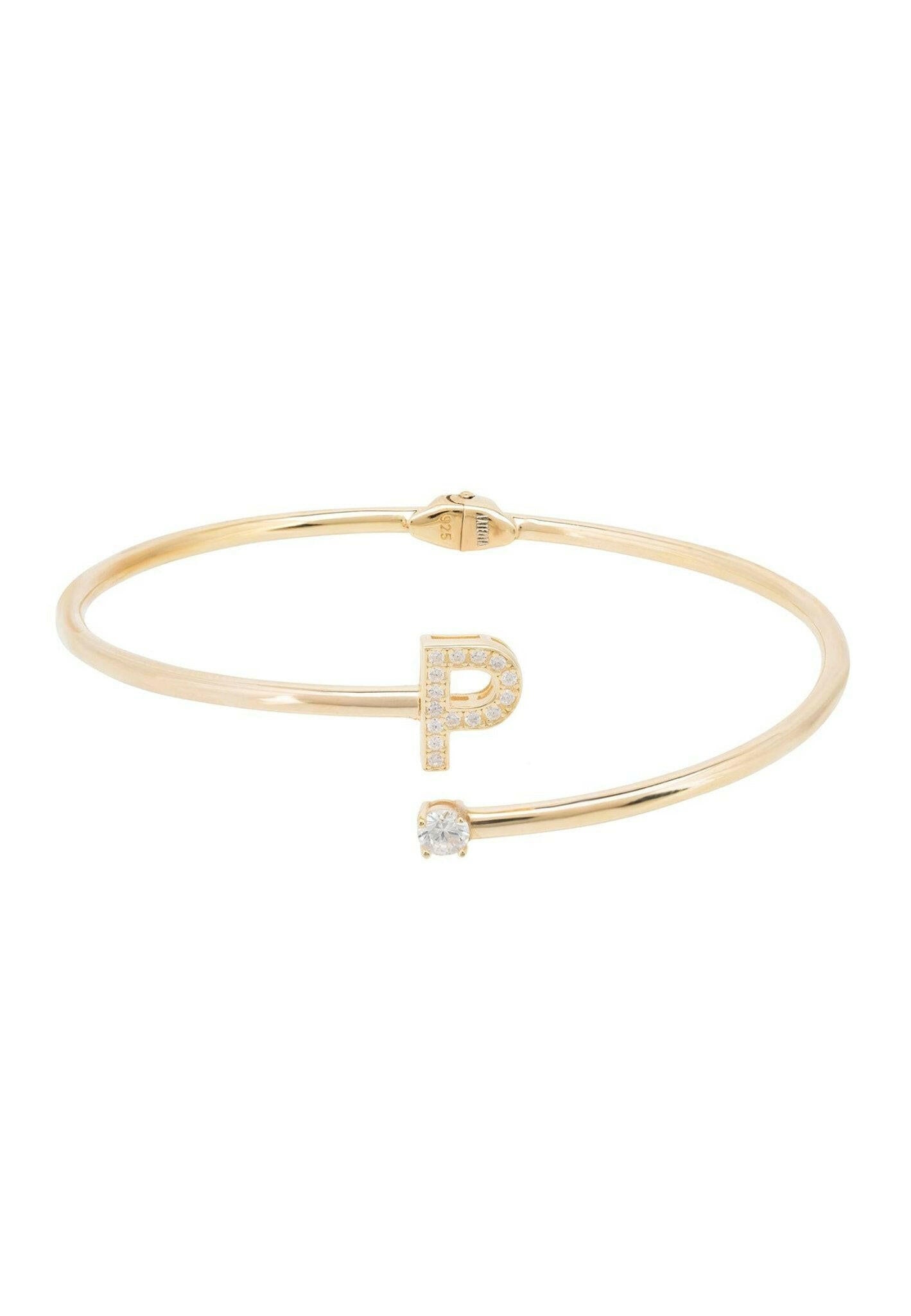 Initial Bangle Gold P.