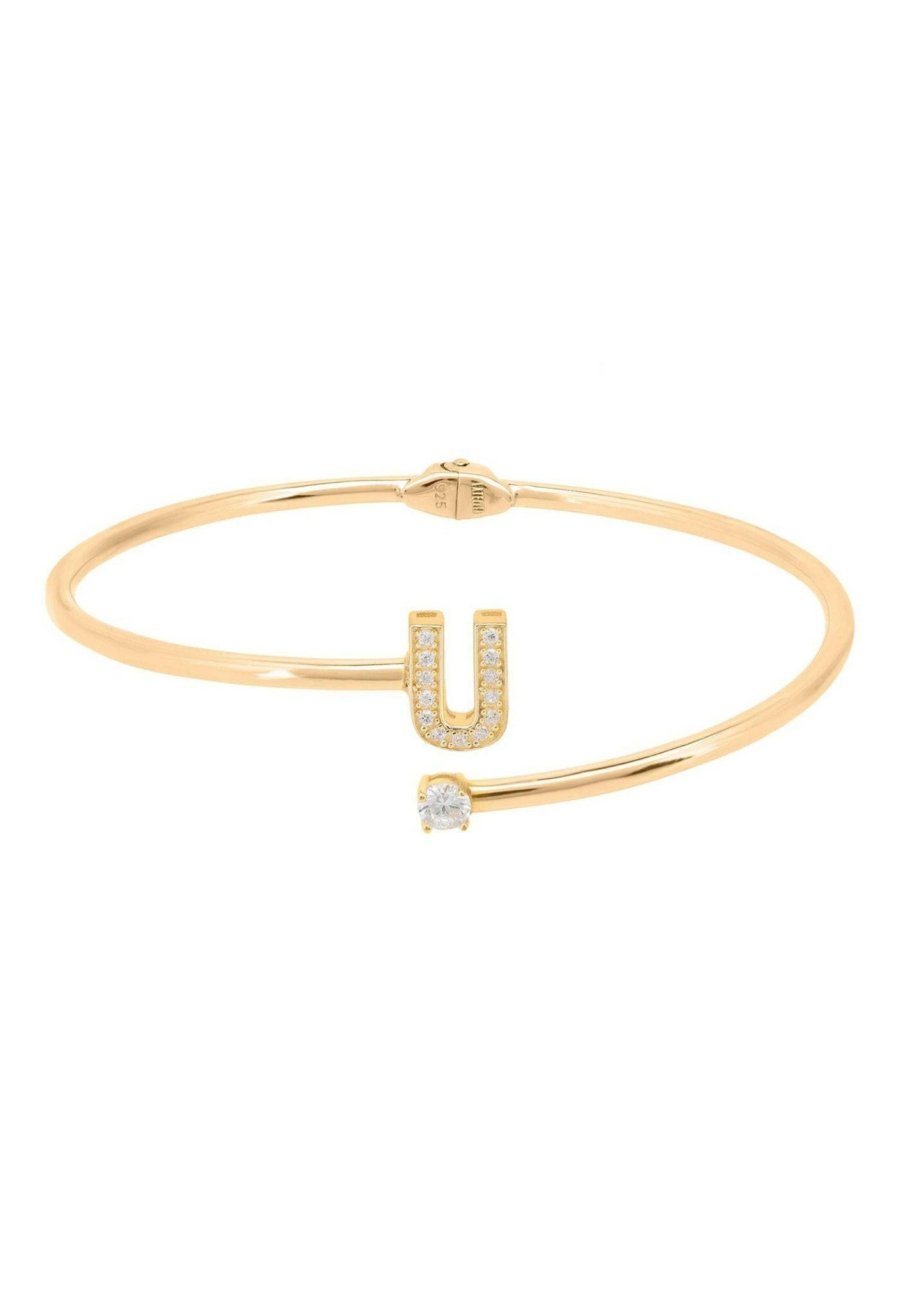 Initial Bangle Gold U.