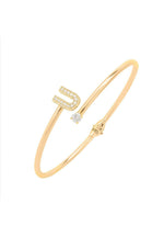 Initial Bangle Gold U.