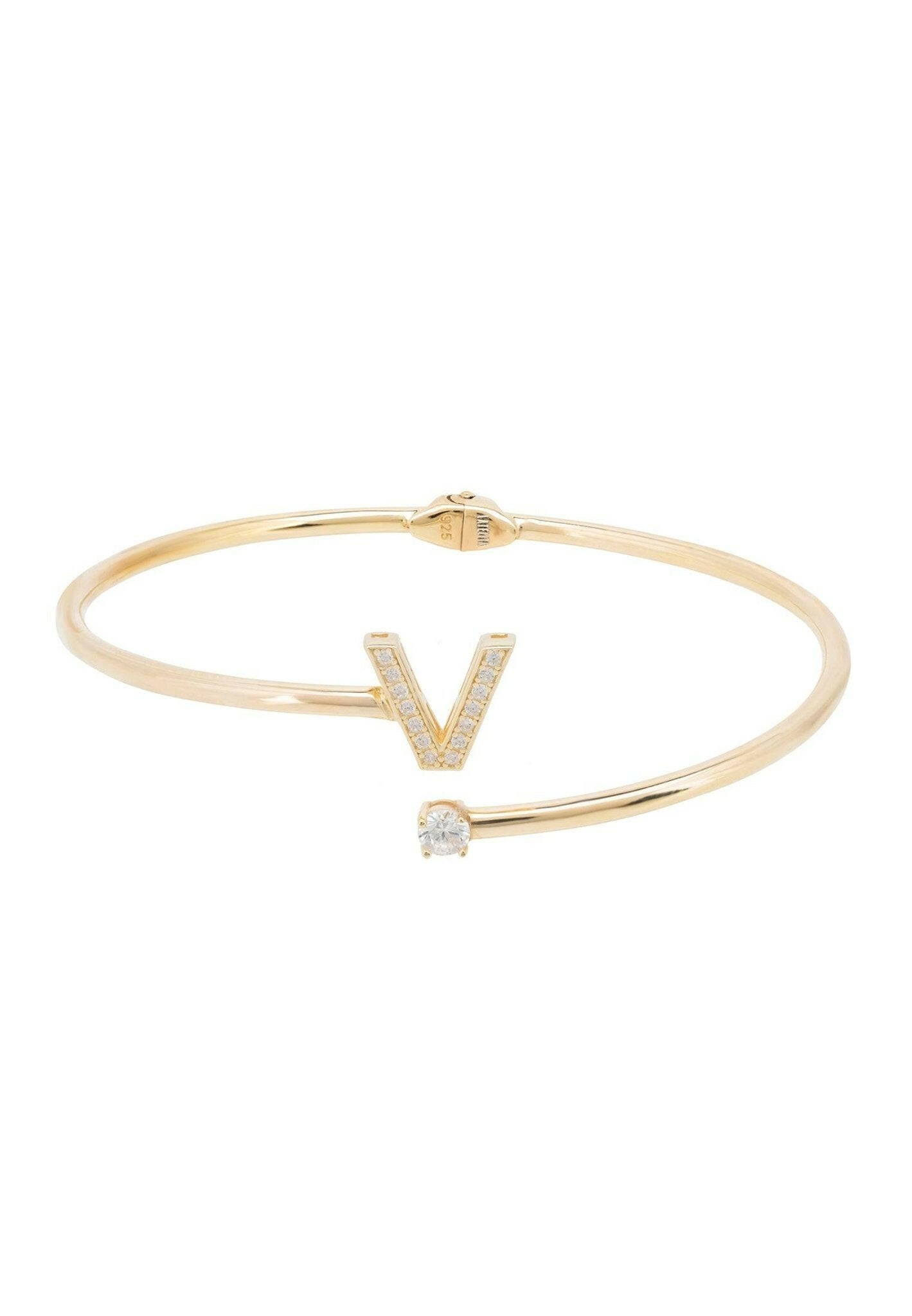 Initial Bangle Gold V.