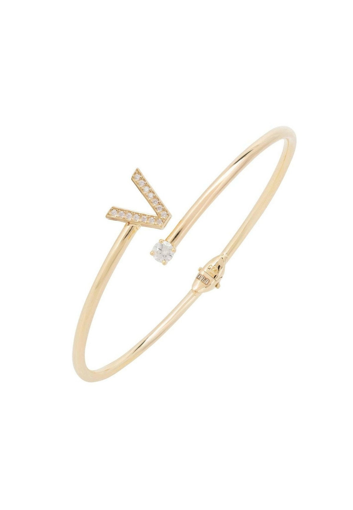 Initial Bangle Gold V.