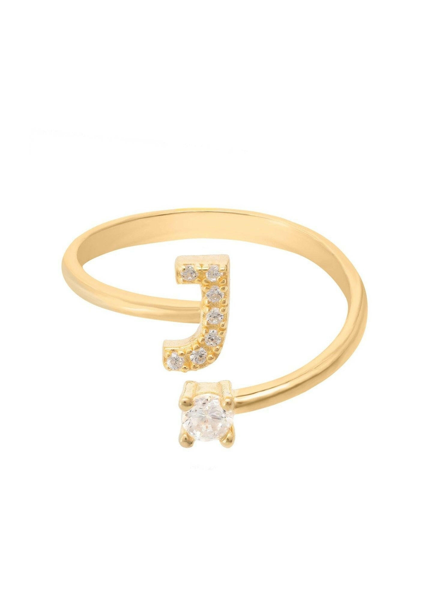 Initial Ring Gold J.