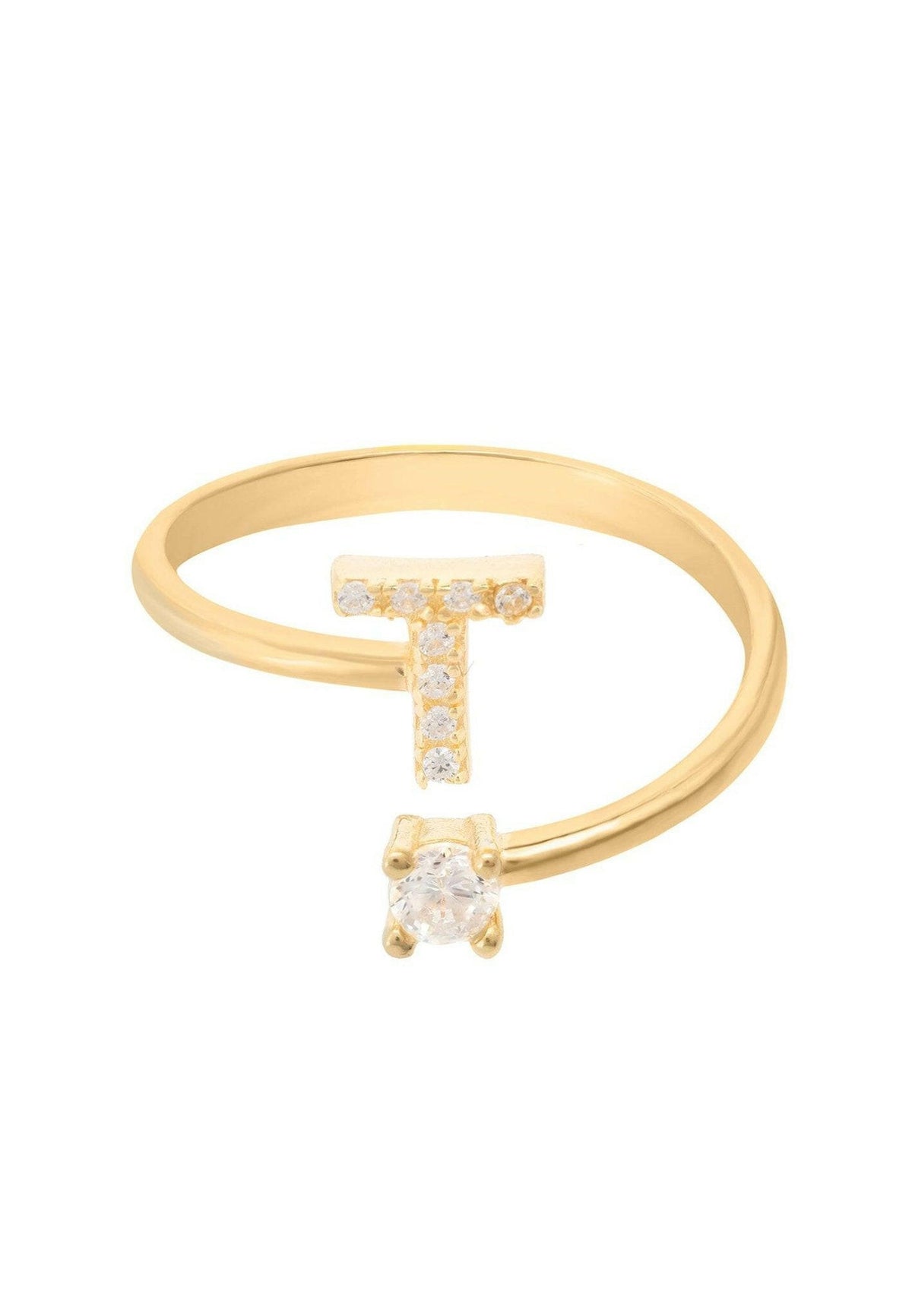 Initial Ring Gold T.