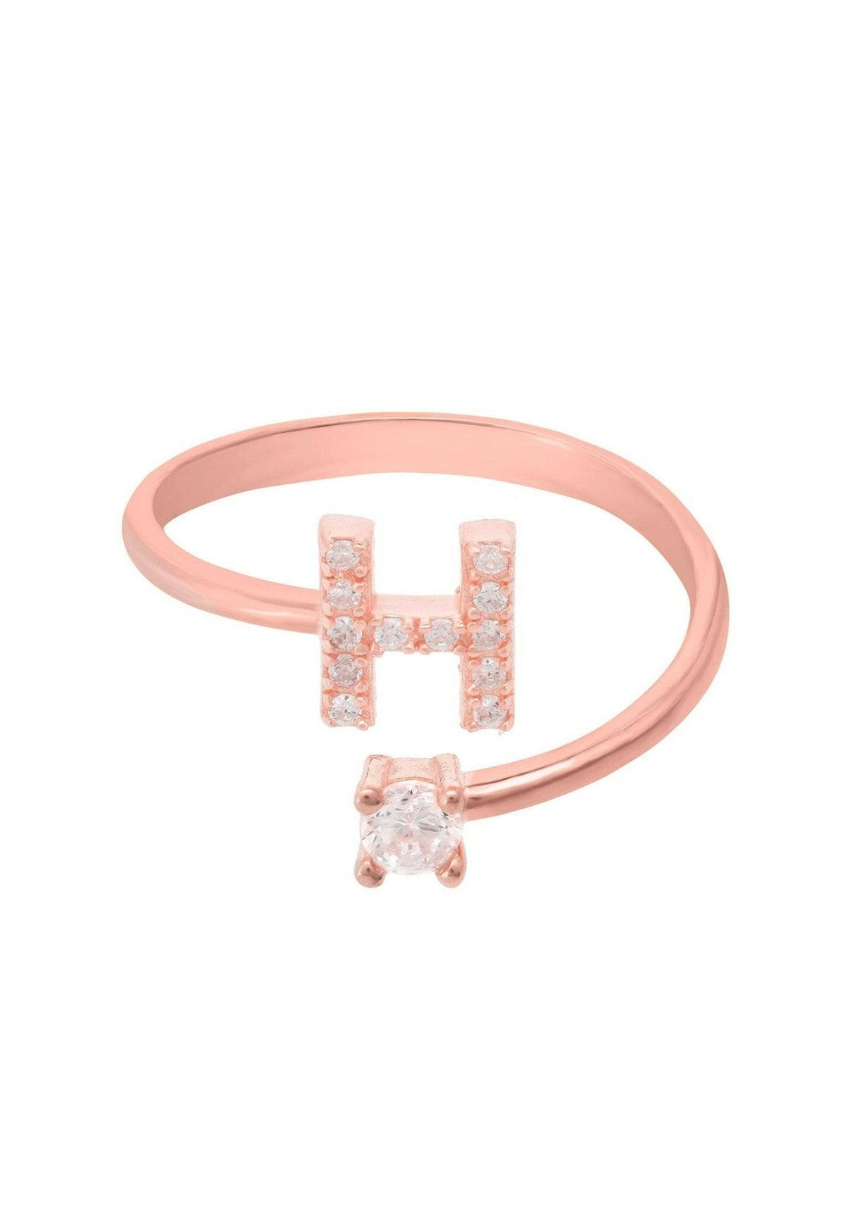 Initial Ring Rosegold H.