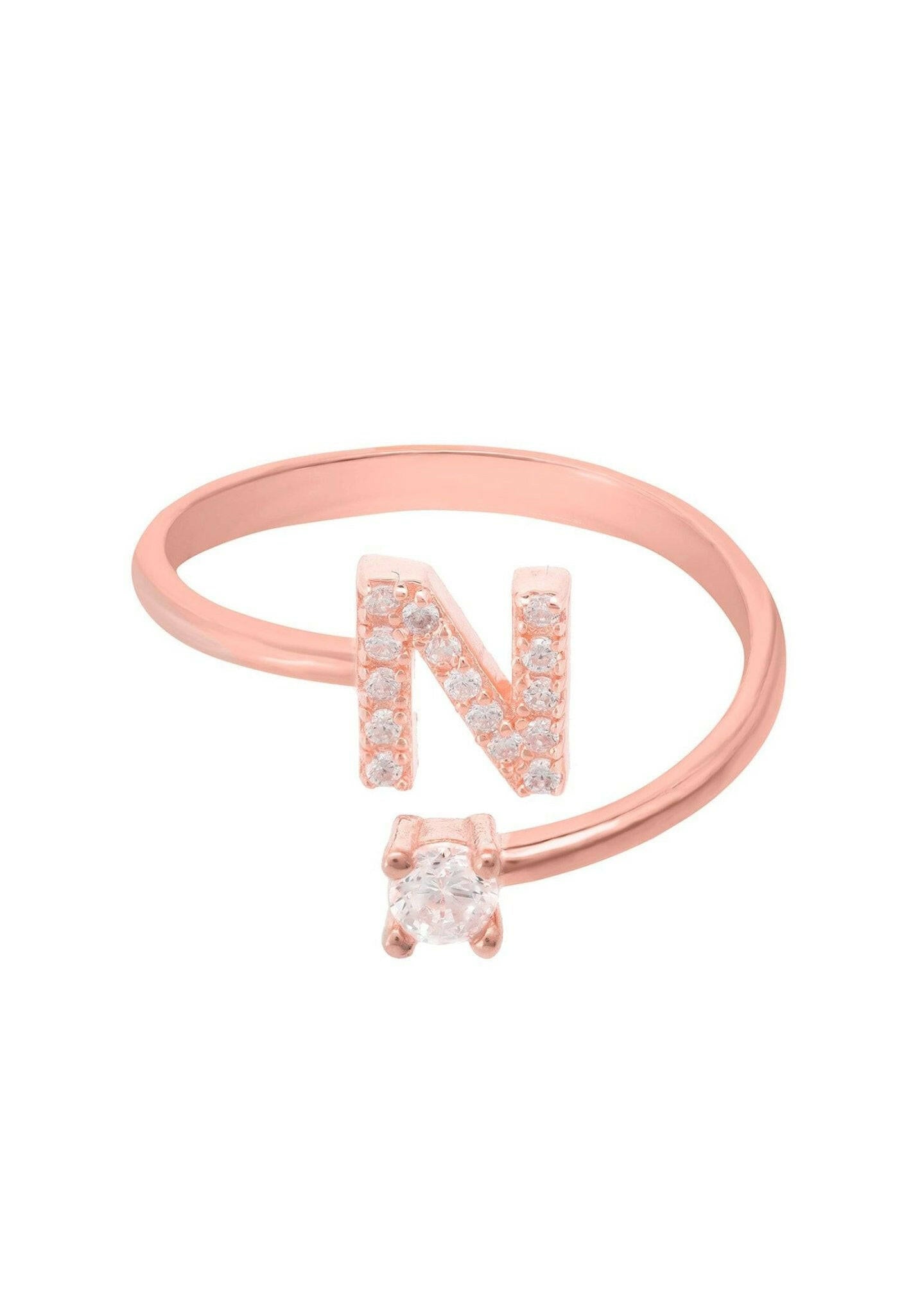 Initial Ring Rosegold N.