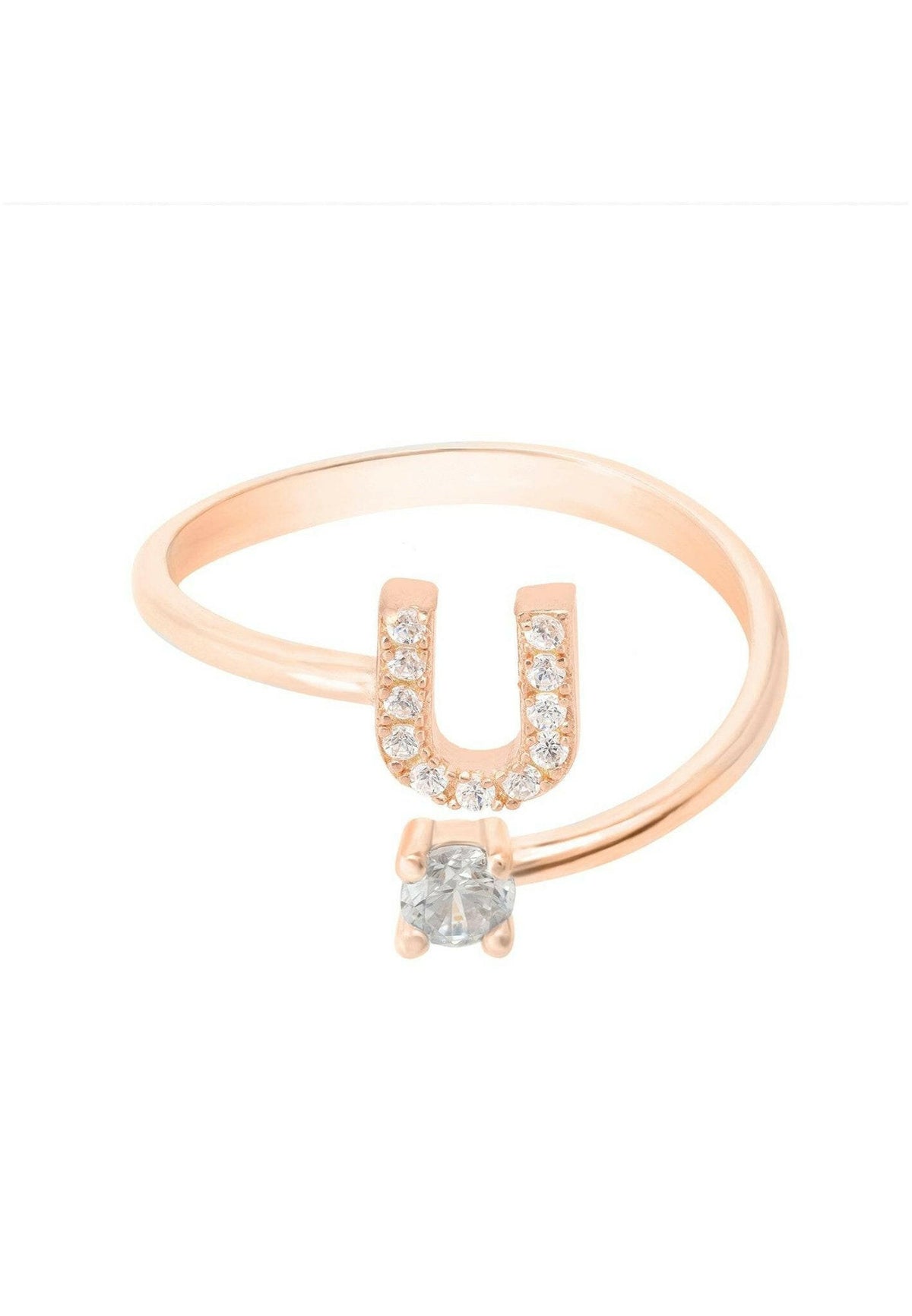 Initial Ring Rosegold U.