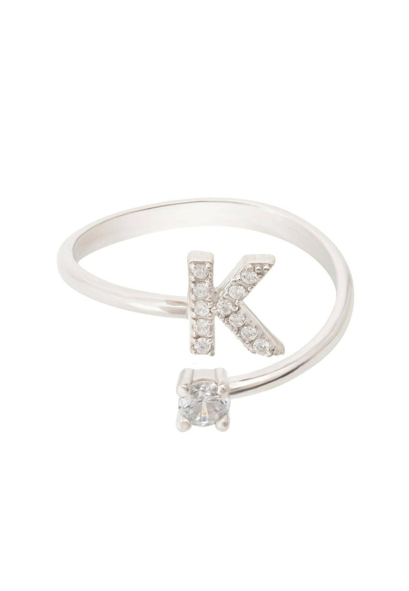 Initial Ring Silver K.