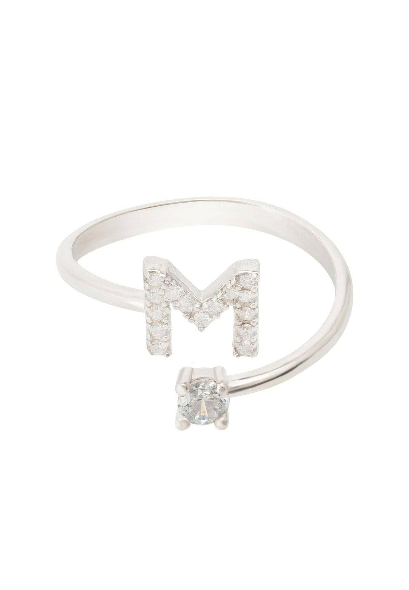 Initial Ring Silver M.