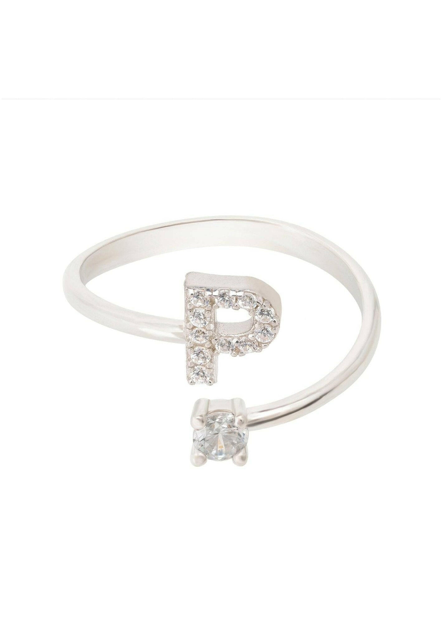 Initial Ring Silver P.