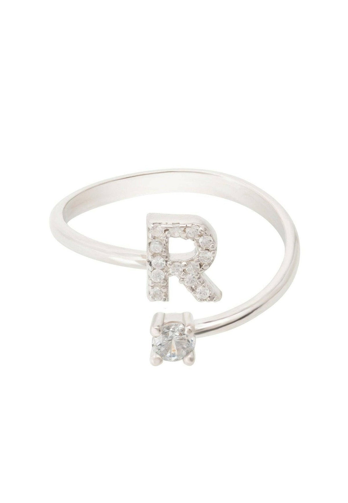 Initial Ring Silver R.