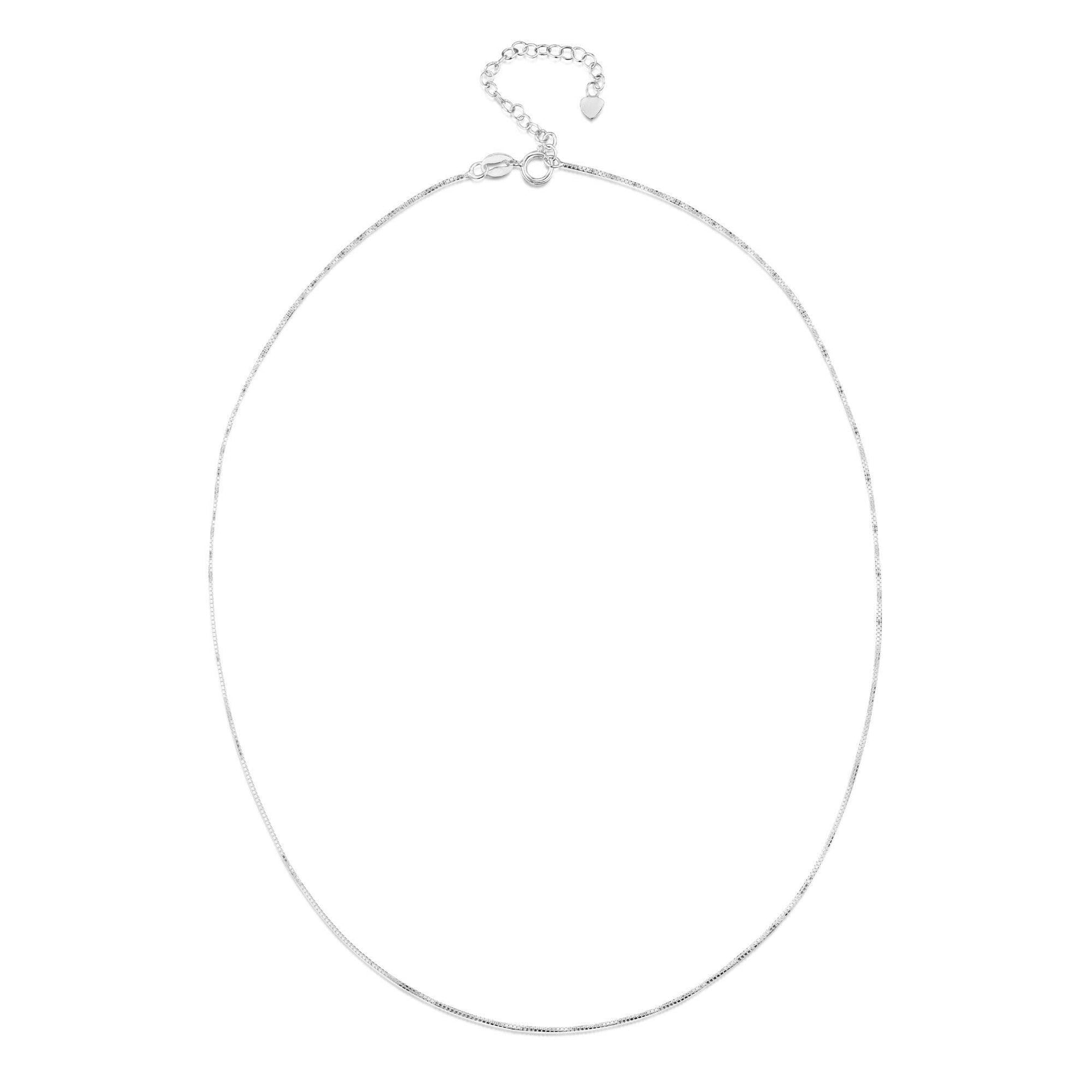 Italian Sterling Silver .925 Chain - Hypoallergenic with Anti-Tarnish.