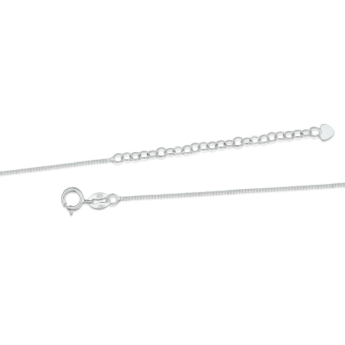 Italian Sterling Silver .925 Chain - Hypoallergenic with Anti-Tarnish.