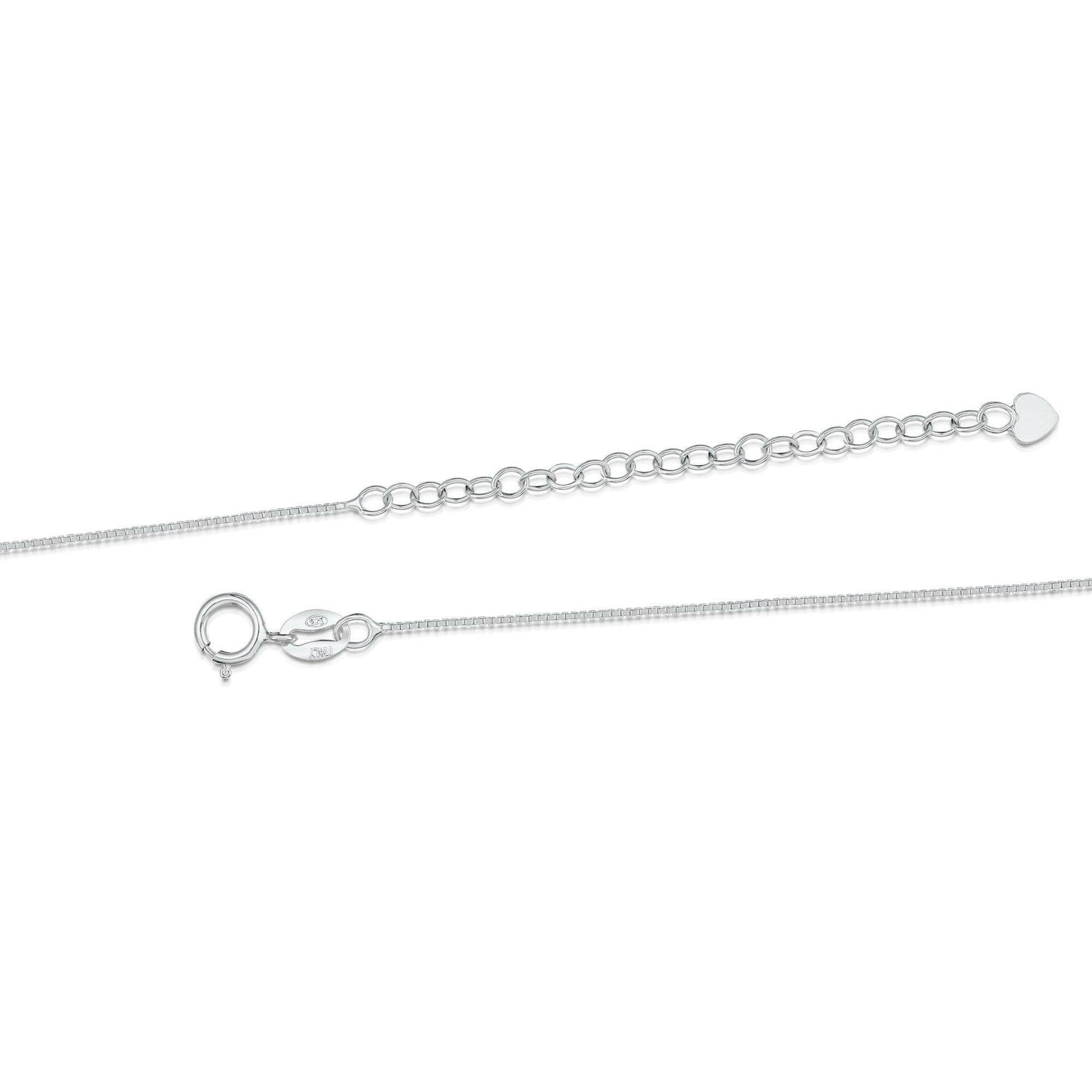 Italian Sterling Silver .925 Chain - Hypoallergenic with Anti-Tarnish.