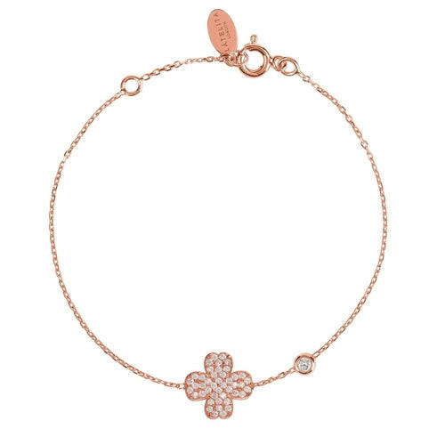 Lucky Four Leaf Clover Bracelet.