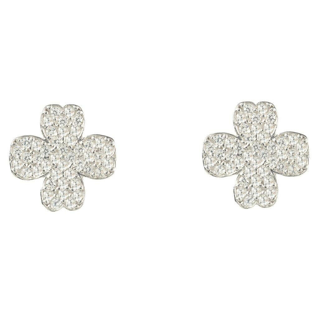 Lucky Four Leaf Clover Earrings.