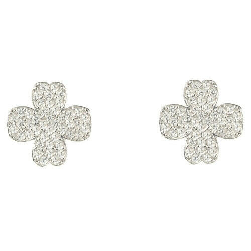 Lucky Four Leaf Clover Earrings.