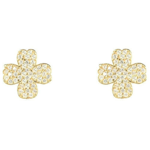 Lucky Four Leaf Clover Earrings.