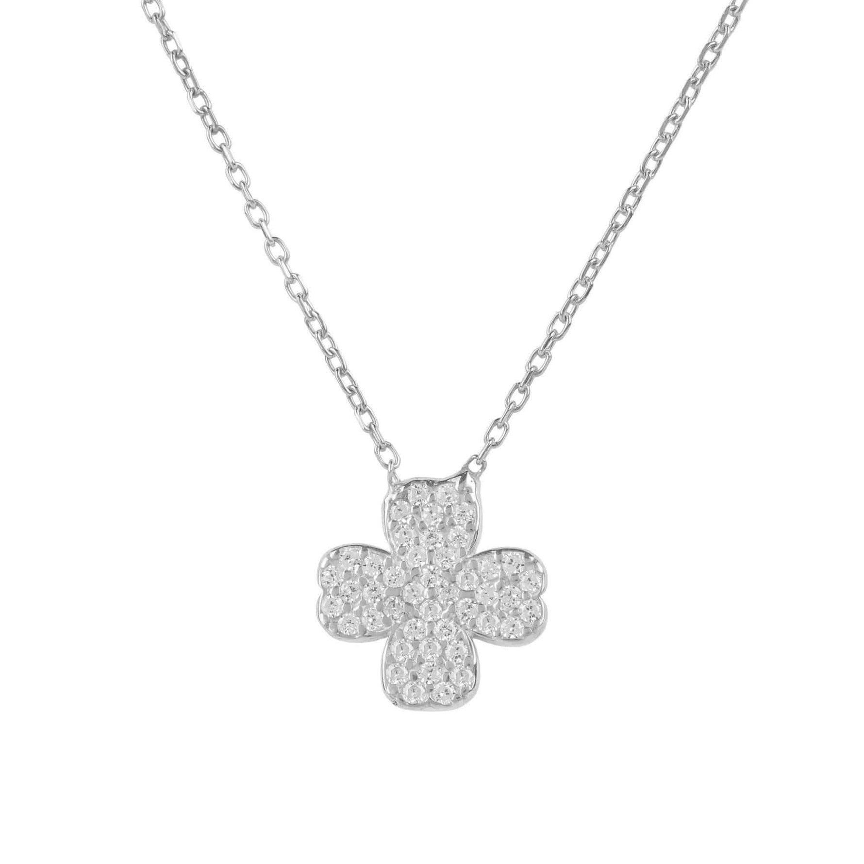 Lucky Four Leaf Clover Necklace.