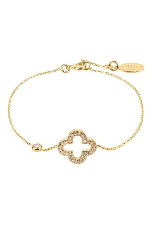 Open Clover Bracelet.