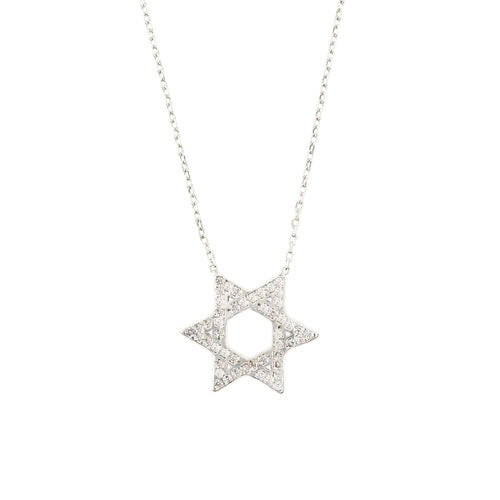 Star Of David Necklace.