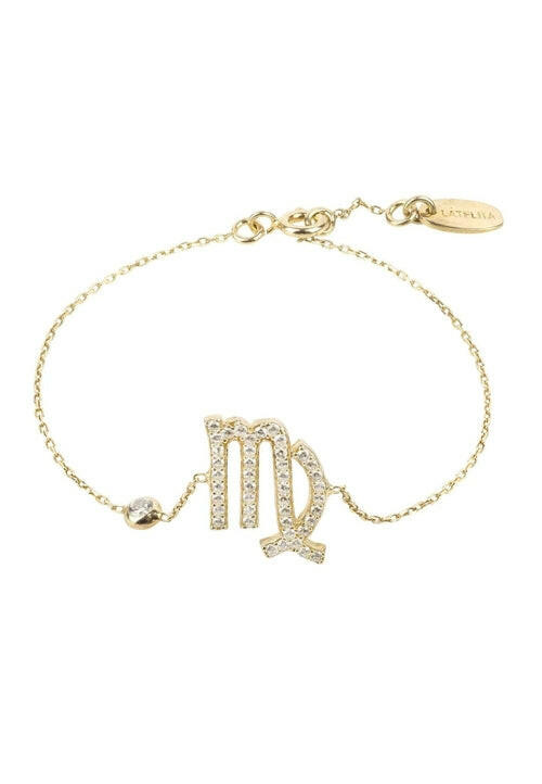 Zodiac Horoscope Star Sign Bracelet Virgo.